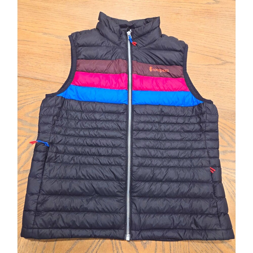 Cotopaxi Fuego Down Vest Womens M Black Colorblock 800 Fill Puffer Gorpcore Ski